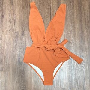 Cupshe Orange One Piece Swimsuit